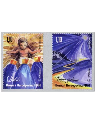 n° 596/597 - Timbre HERCEG-BOSNA Poste