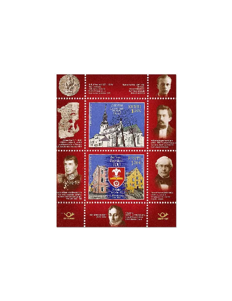 n° 46 - Timbre ESTONIE Blocs et feuillets