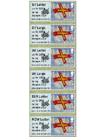 n° 42 - Timbre GUERNESEY Timbres de distributeurs