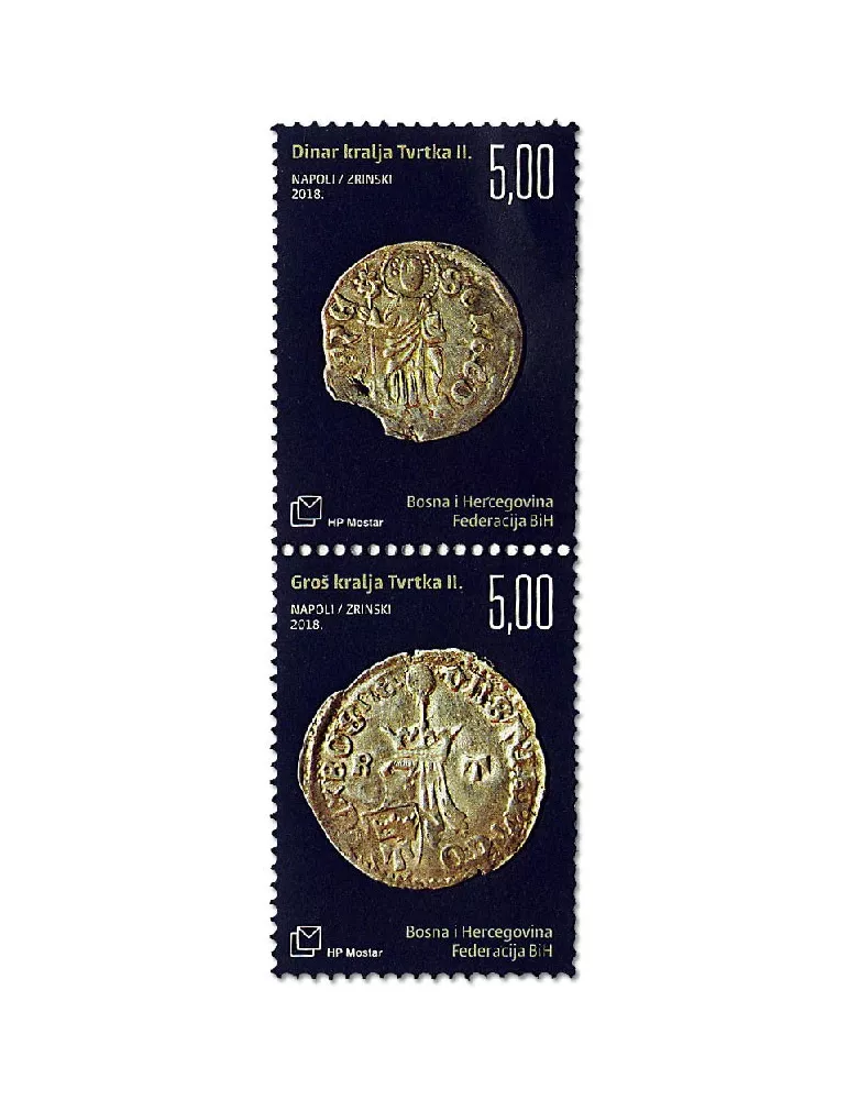 n° 453/454 - Timbre HERCEG-BOSNA Poste