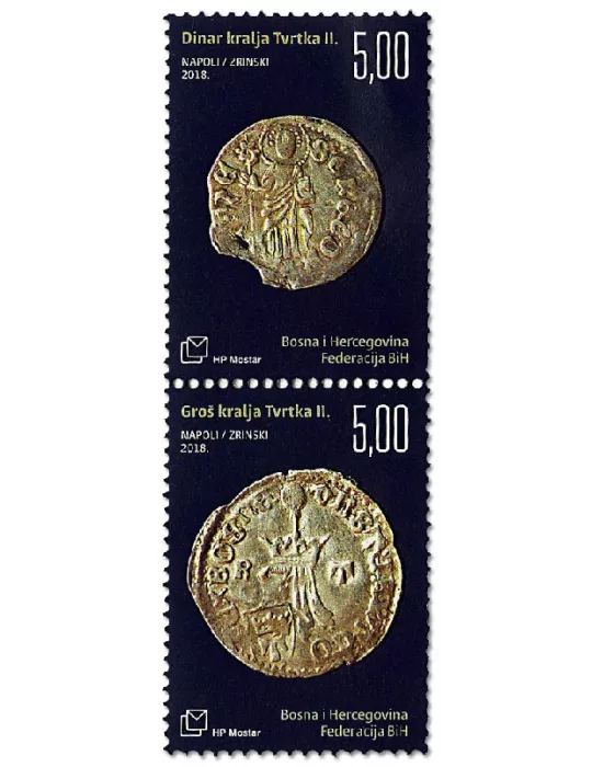 n° 453/454 - Timbre HERCEG-BOSNA Poste