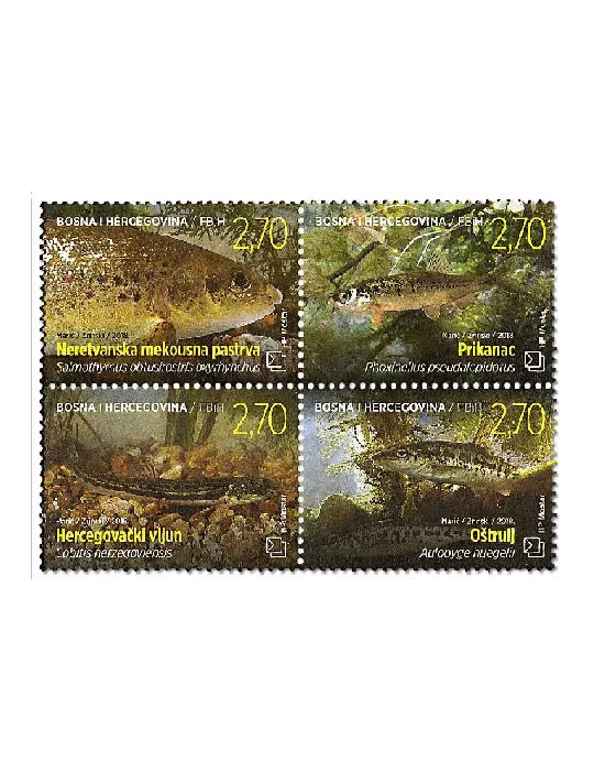 n° 457/460 - Timbre HERCEG-BOSNA Poste