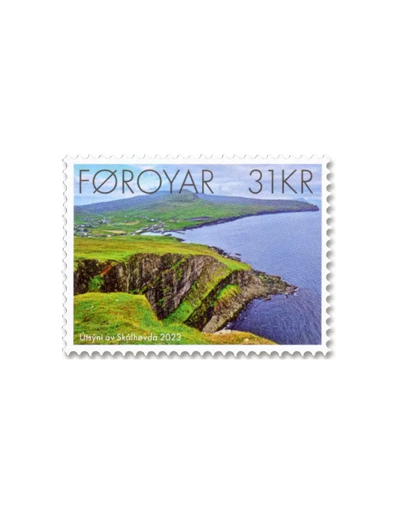 n° 1055/1056 - Timbre ILE FEROE Poste