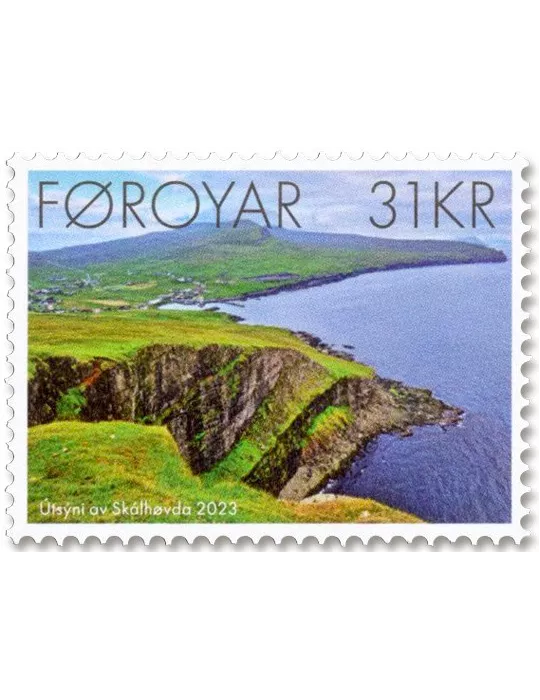 n° 1055/1056 - Timbre ILE FEROE Poste