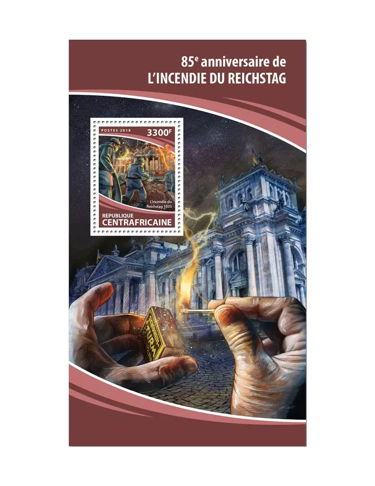 n° 1237 - Timbre CENTRAFRIQUE Blocs et feuillets