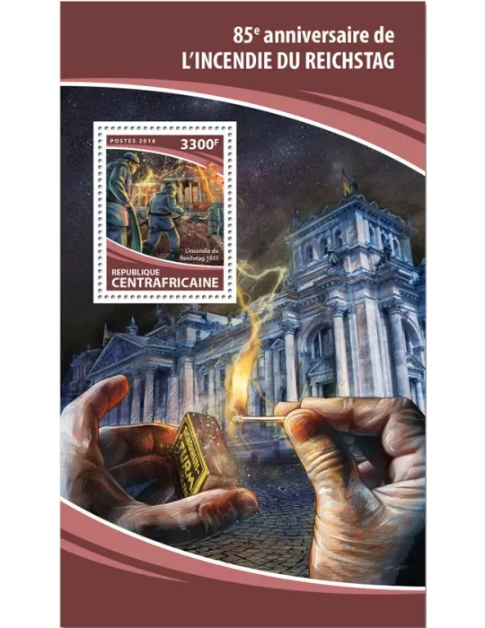 n° 1237 - Timbre CENTRAFRIQUE Blocs et feuillets