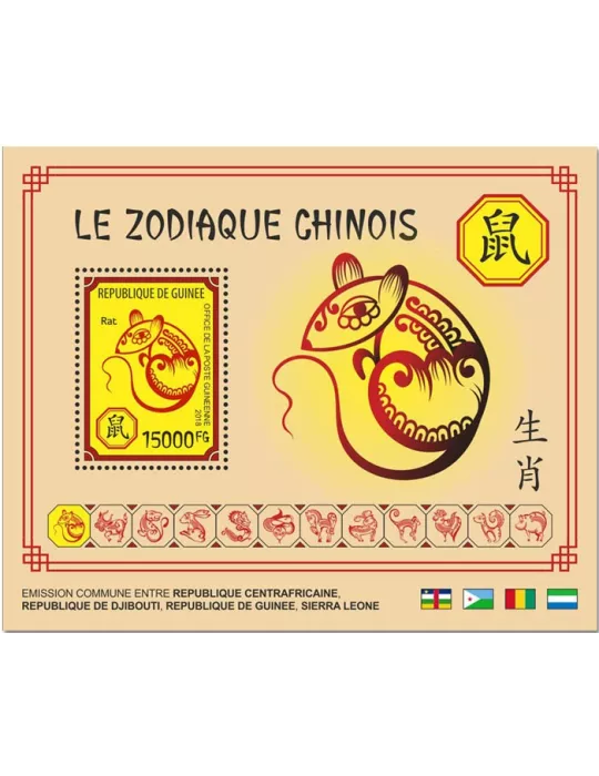 n° 2251/2262 - Timbre GUINÉE Blocs et feuillets