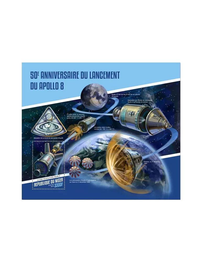 n° 849 - Timbre NIGER Blocs et feuillets