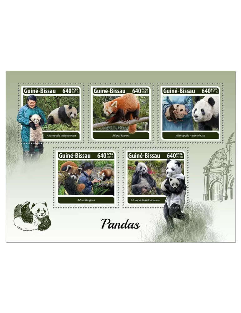 n° 7522/7526 - Timbre GUINÉE-BISSAU Poste