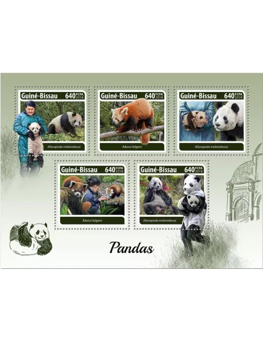 n° 7522/7526 - Timbre GUINÉE-BISSAU Poste