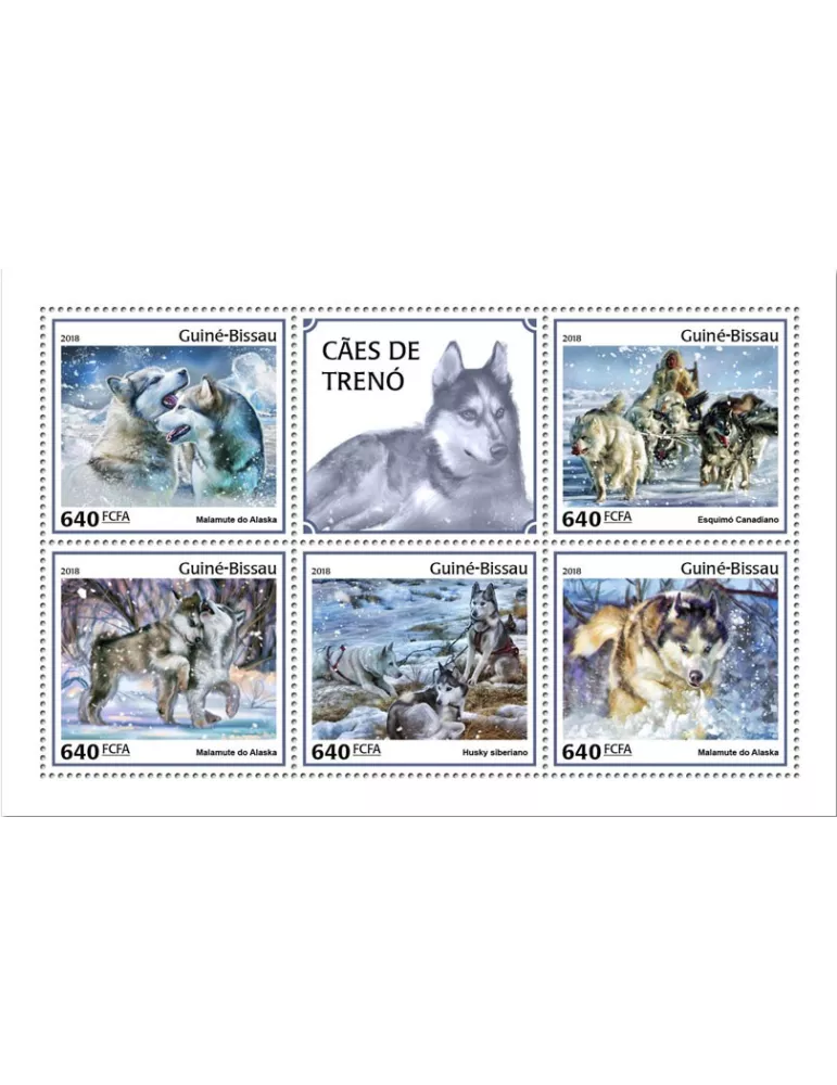 n° 7552/7556 - Timbre GUINÉE-BISSAU Poste