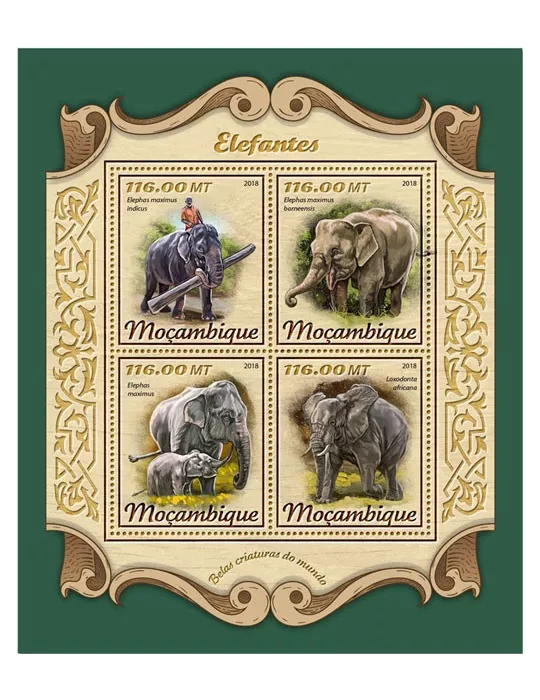 n° 7574/7577 - Timbre MOZAMBIQUE Poste