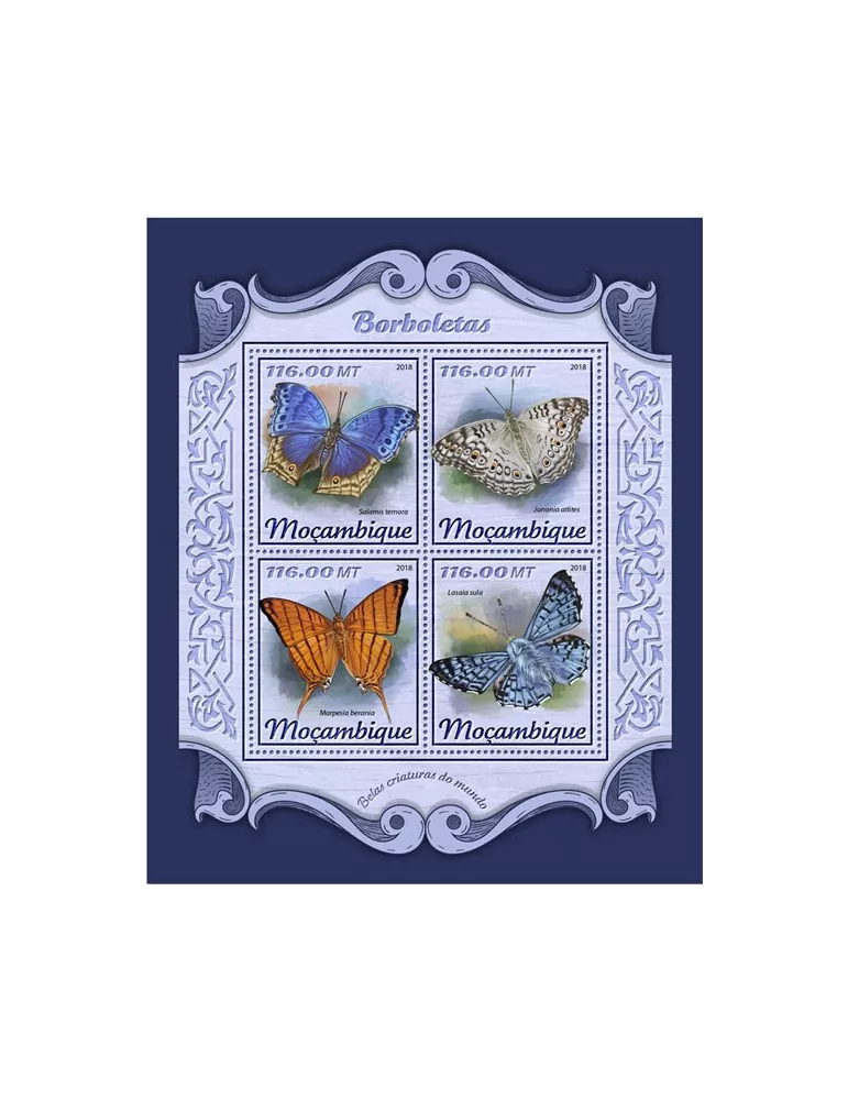 n° 7582/7585 - Timbre MOZAMBIQUE Poste