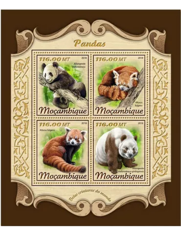 n° 7594/7597 - Timbre MOZAMBIQUE Poste