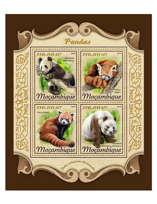 n° 7594/7597 - Timbre MOZAMBIQUE Poste