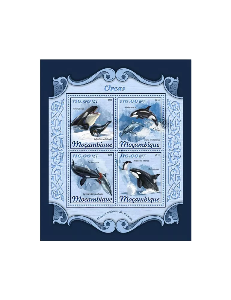 n° 7598/7601 - Timbre MOZAMBIQUE Poste