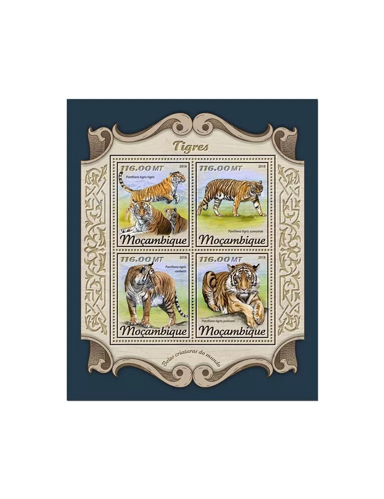 n° 7626/7629 - Timbre MOZAMBIQUE Poste