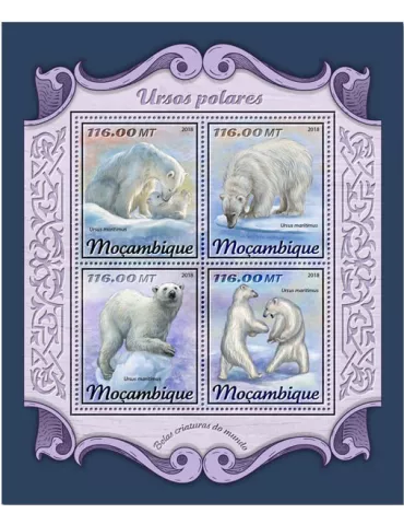 n° 7630/7633 - Timbre MOZAMBIQUE Poste