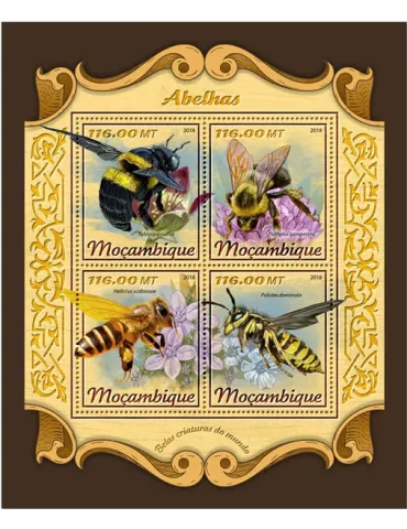 n° 7638/7641 - Timbre MOZAMBIQUE Poste