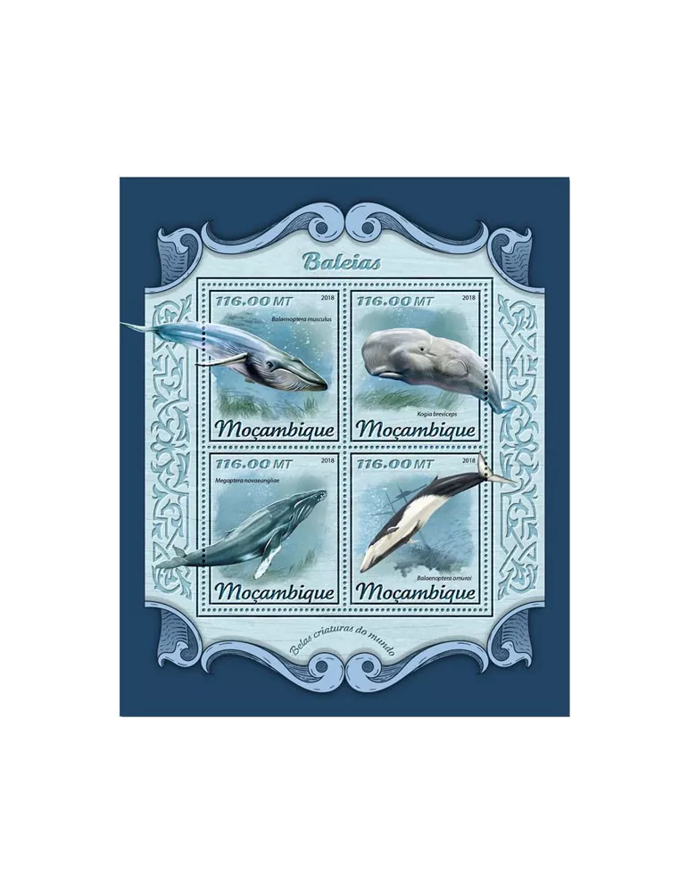 n° 7642/7645 - Timbre MOZAMBIQUE Poste