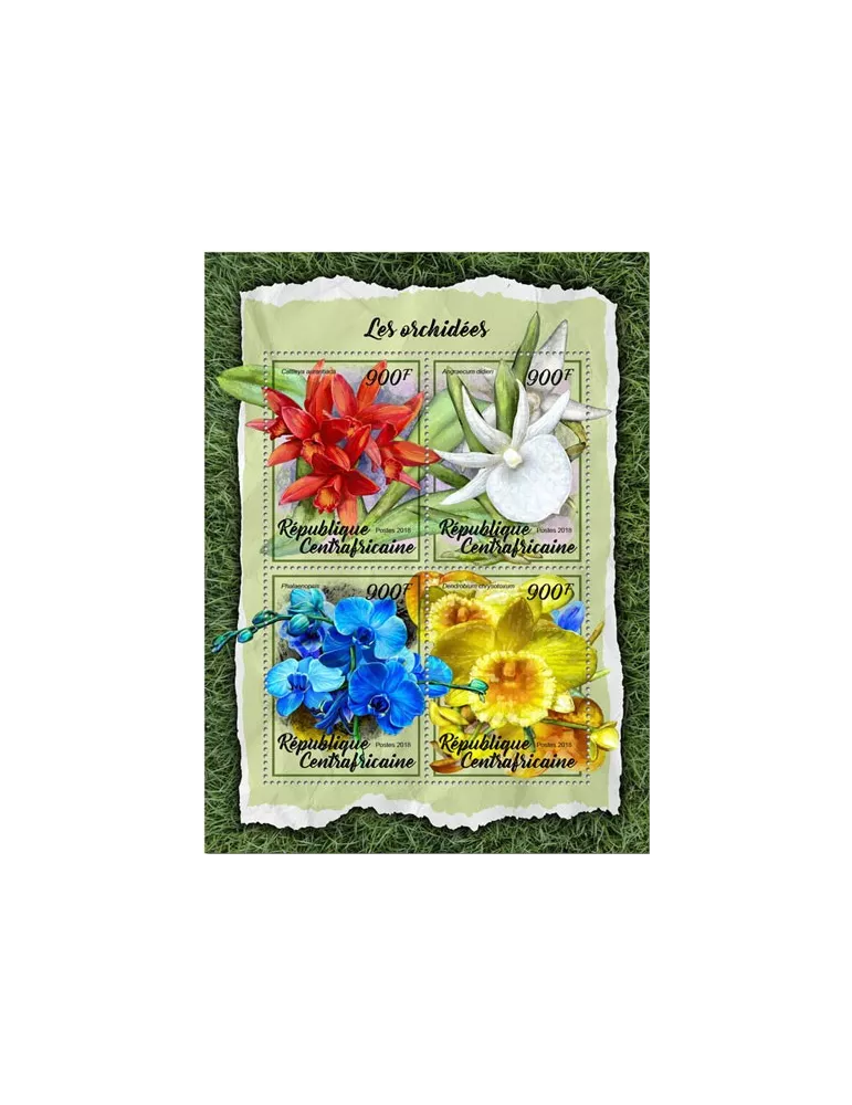 n° 5393/5396 - Timbre CENTRAFRIQUE Poste