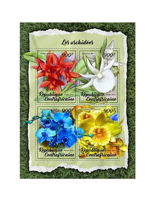 n° 5393/5396 - Timbre CENTRAFRIQUE Poste