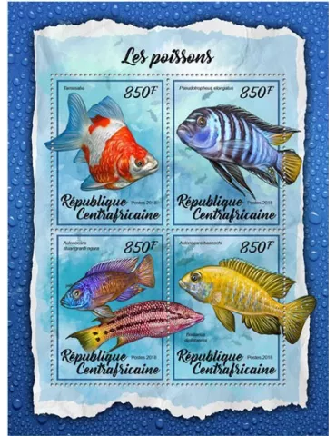 n° 5405/5408 - Timbre CENTRAFRIQUE Poste