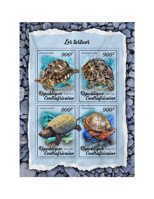 n° 5409/5412 - Timbre CENTRAFRIQUE Poste