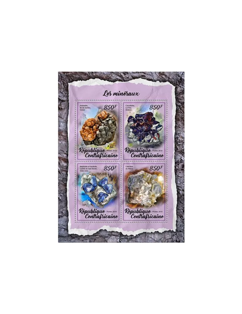 n° 5437/5440 - Timbre CENTRAFRIQUE Poste