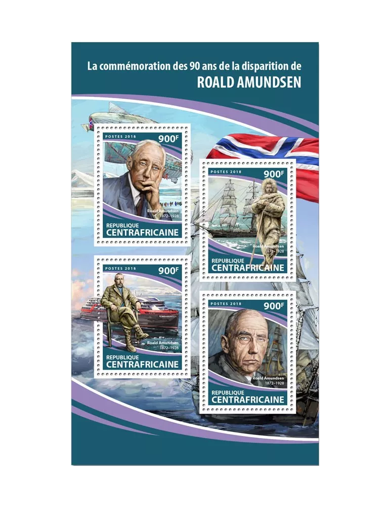 n° 5453/5456 - Timbre CENTRAFRIQUE Poste