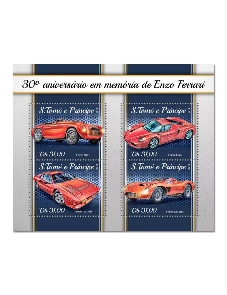 n° 6013/6016 - Timbre SAINT-THOMAS ET PRINCE Poste