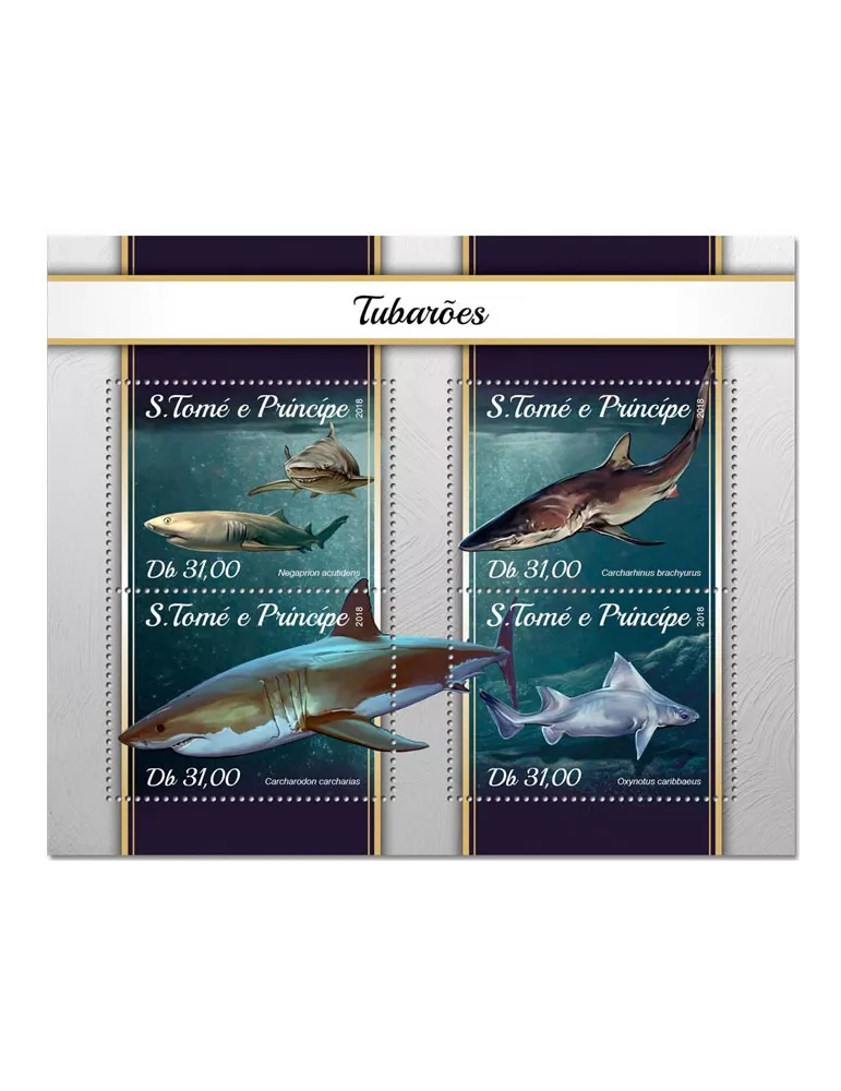 n° 6029/6032 - Timbre SAINT-THOMAS ET PRINCE Poste