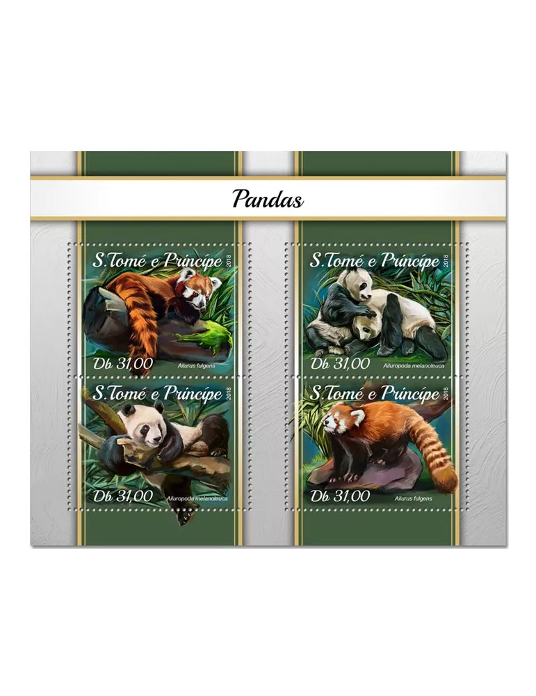 n° 6033/6036 - Timbre SAINT-THOMAS ET PRINCE Poste