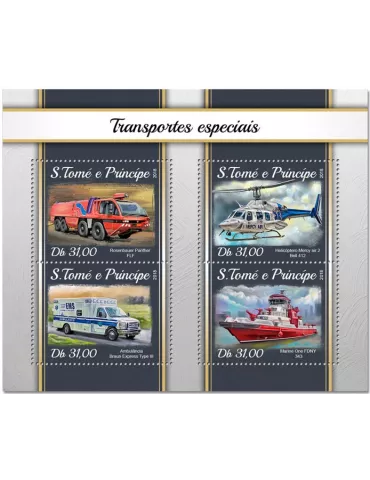 n° 6057/6060 - Timbre SAINT-THOMAS ET PRINCE Poste