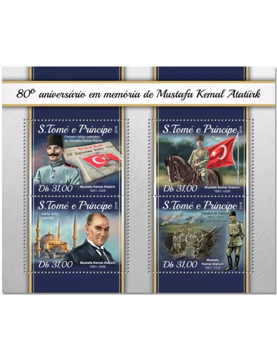 n° 6069/6072 - Timbre SAINT-THOMAS ET PRINCE Poste