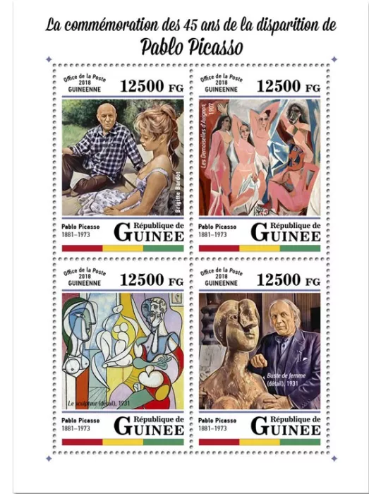 n° 9108/9111 - Timbre GUINÉE Poste