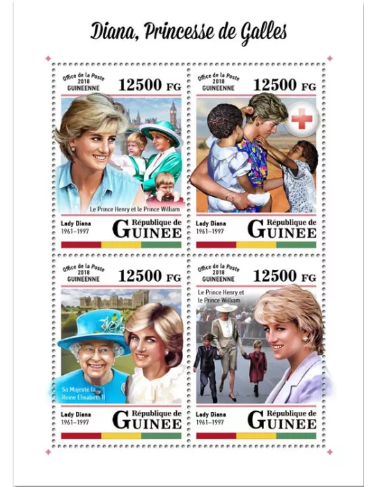 n° 9120/9123 - Timbre GUINÉE Poste