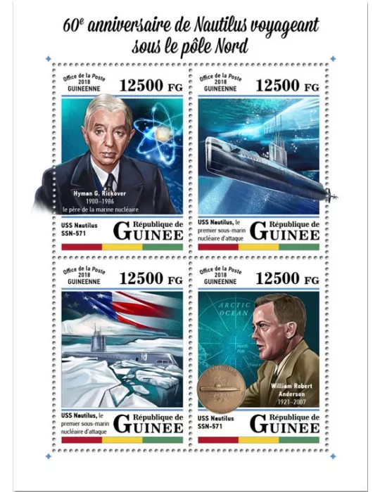 n° 9136/9139 - Timbre GUINÉE Poste