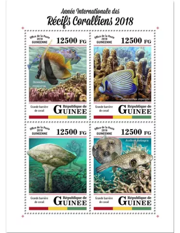 n° 9188/9191 - Timbre GUINÉE Poste