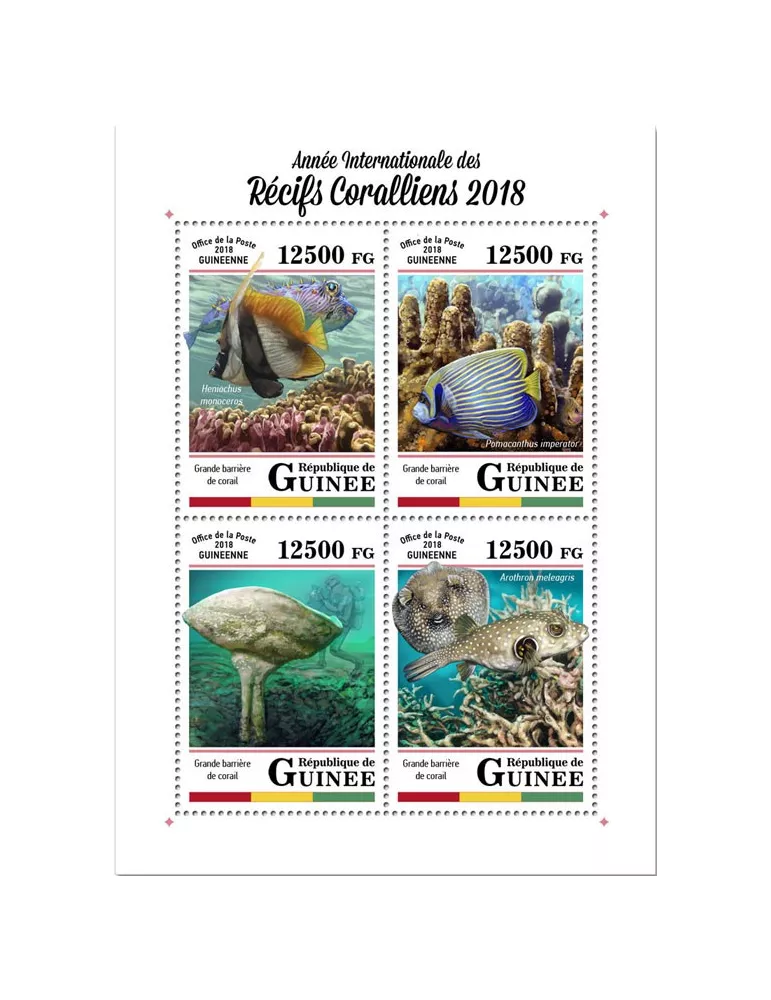 n° 9188/9191 - Timbre GUINÉE Poste