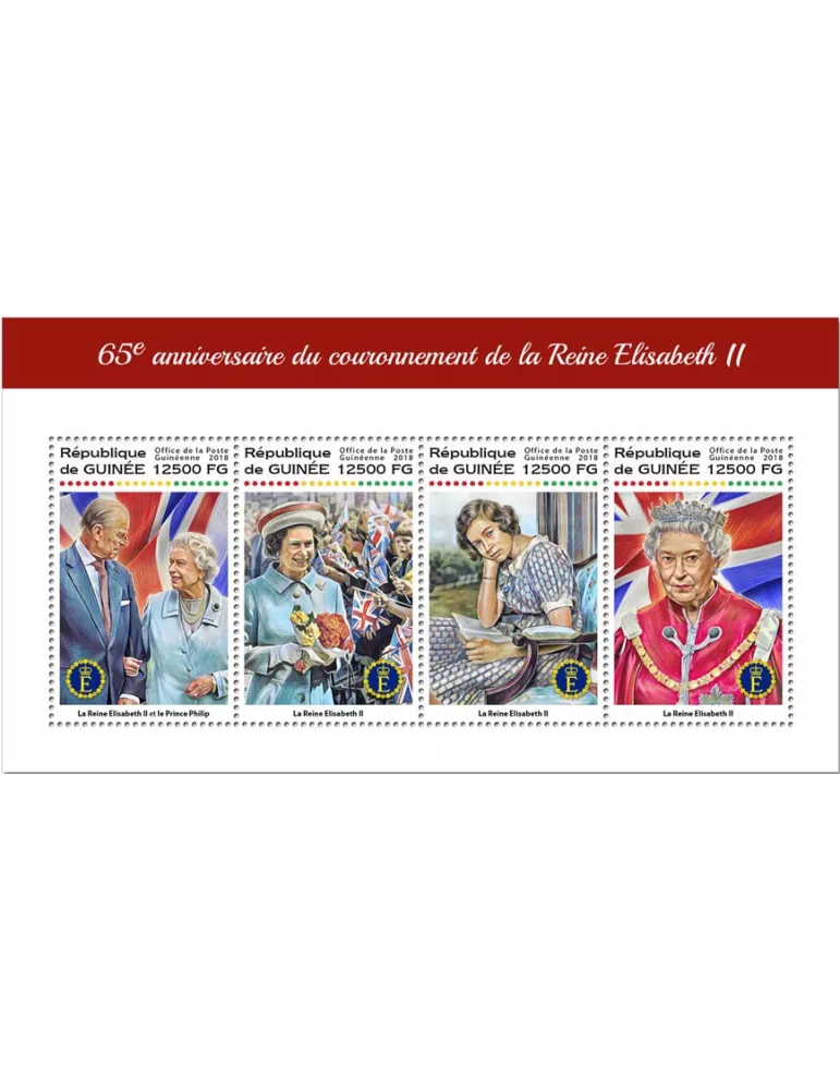 n° 9284/9287 - Timbre GUINÉE Poste