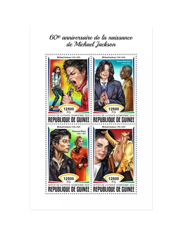 n° 9336/9339 - Timbre GUINÉE Poste