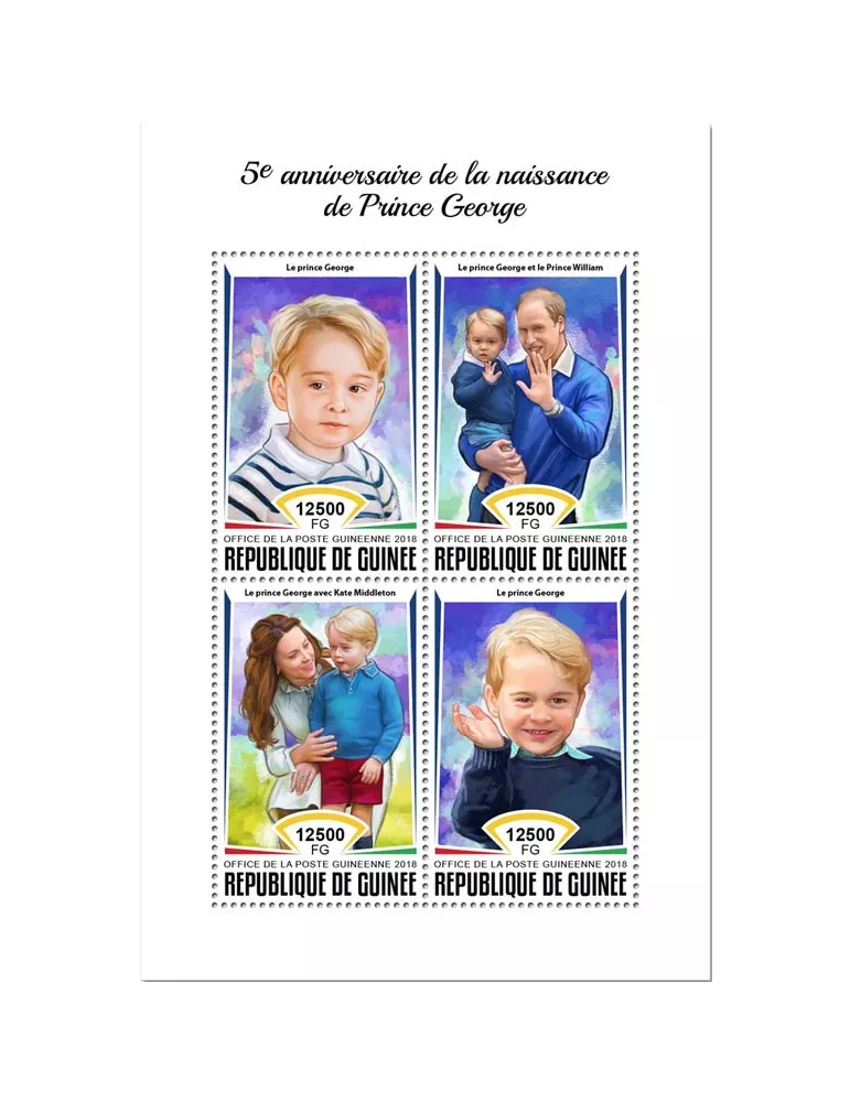 n° 9376/9379 - Timbre GUINÉE Poste