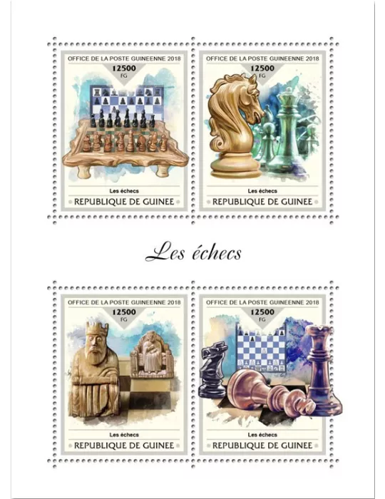 n° 9520/9523 - Timbre GUINÉE Poste