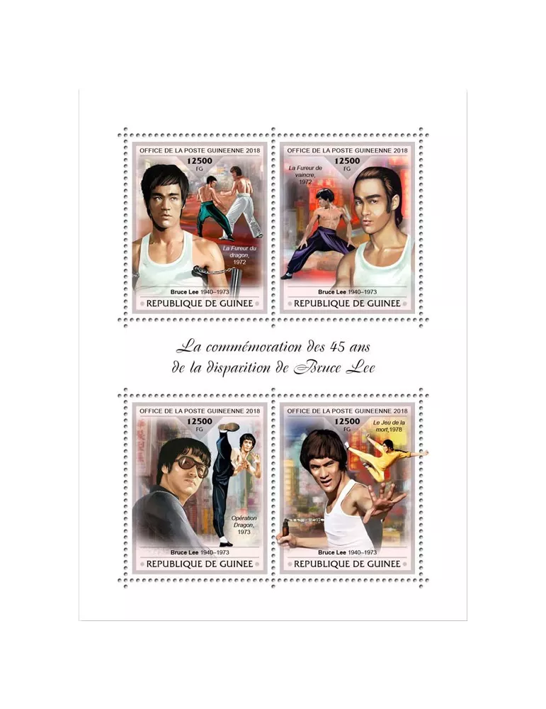 n° 9544/9547 - Timbre GUINÉE Poste