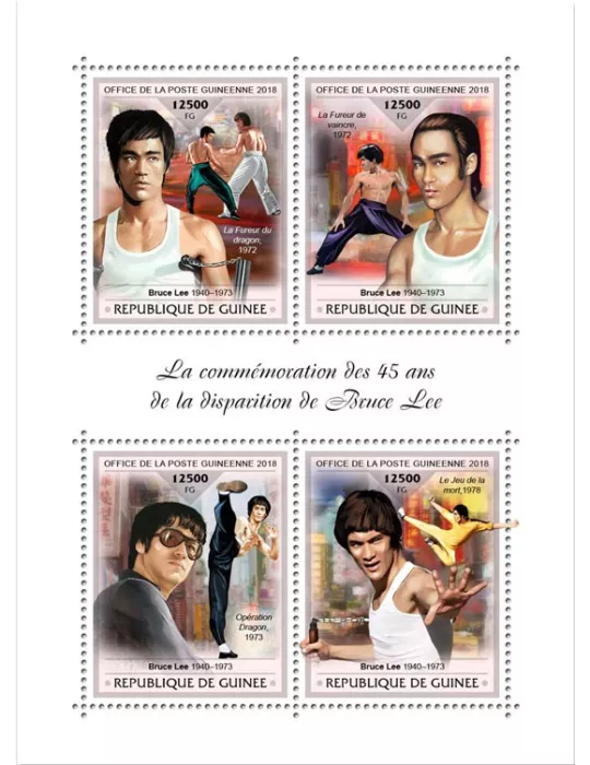 n° 9544/9547 - Timbre GUINÉE Poste