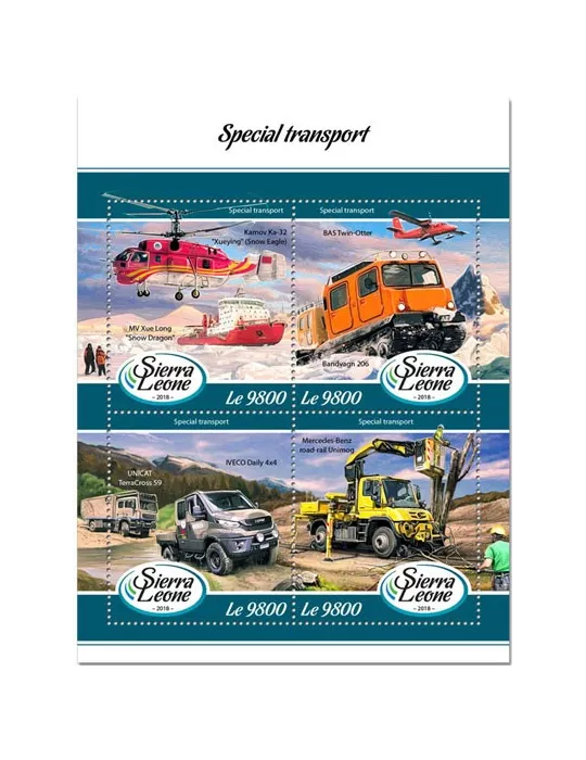 n° 7593/7596 - Timbre SIERRA LEONE Poste