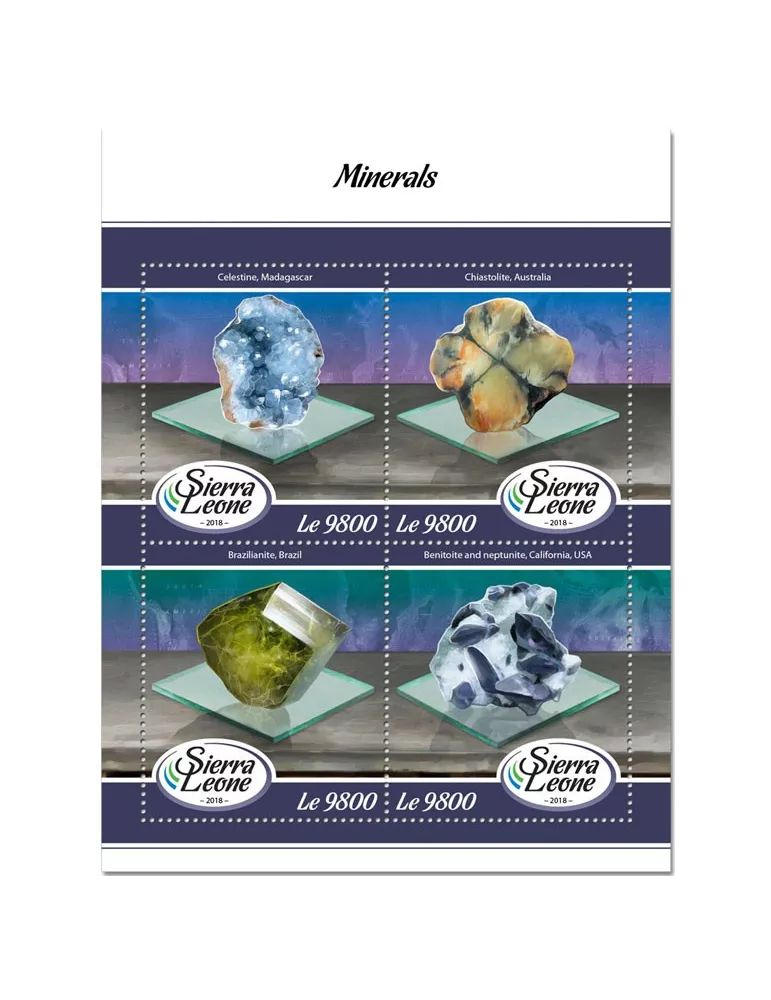 n° 7597/7600 - Timbre SIERRA LEONE Poste