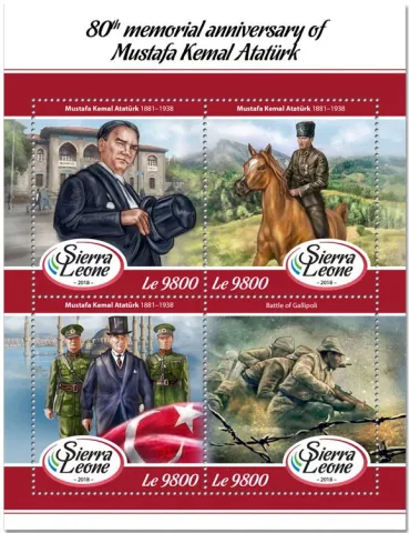 n° 7645/7648 - Timbre SIERRA LEONE Poste