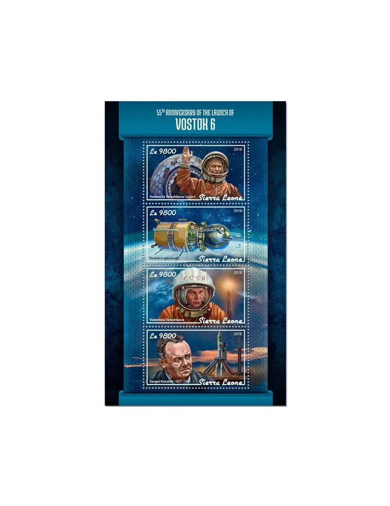 n° 7673/7676 - Timbre SIERRA LEONE Poste